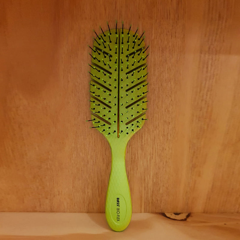 Bass Hairbrush Detangler Green