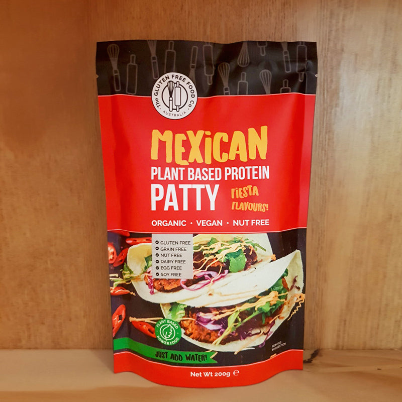 Gluten Free Food Co Gluten Free Mexican Plant Protein Patty 200g
