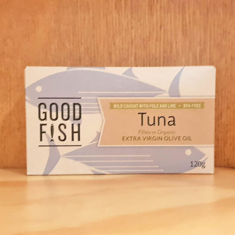 Good Fish Wild Caught Tuna In Extra Virgin Olive Oil 120g