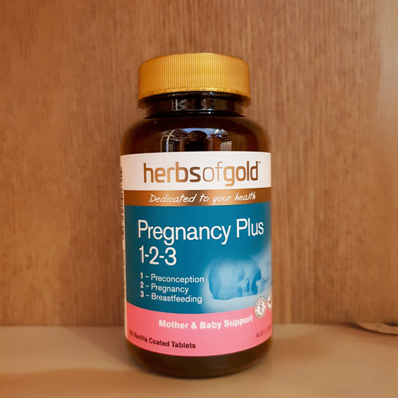 Herbs Of Gold Pregnancy Plus 1-2-3 60 Tablets